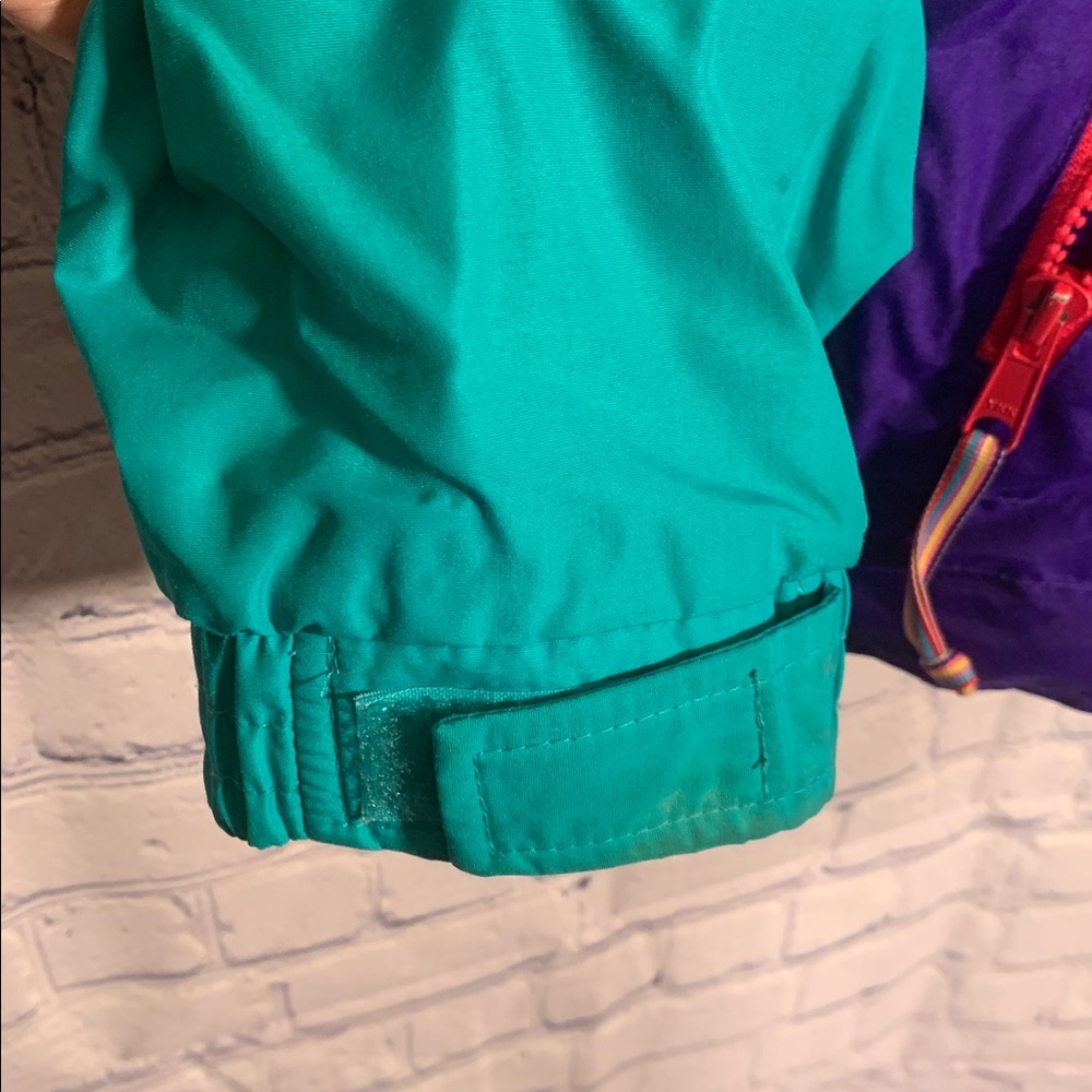 Woolrich Womens VTG Y2K Retro Sigment Gear Full Zip Jacket in Blueberry Sz L 90s - Picture 5 of 7